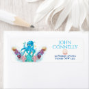 Search for octopus return address labels Blue