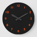 Search for modern in red black clocks Simple
