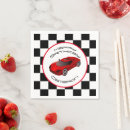 Search for checkered flag napkins Racing