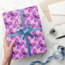 Search for purple butterfly wrapping paper Girly