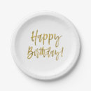 Search for quote paper plates Happy birthday