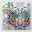 Search for alcohol ink clocks Pink