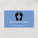 Search for reflexology business cards Foot