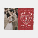Search for red photo blankets Heart