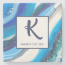 Search for blue agate coasters Marble