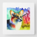 Search for corgi art Watercolor