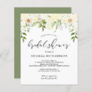 Search for cream bridal shower invitations Green