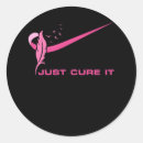 Search for breast cancer cure stickers Pink
