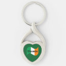 Search for irish heart key rings St patricks day