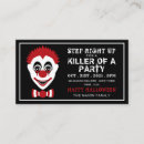 Search for evil halloween invitations Clowns