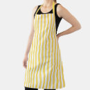 Search for yellow stripe aprons Monogrammed