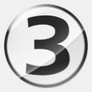 Search for number 3 stickers Numbers