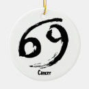 Search for zodiac sign christmas tree decorations Cancer