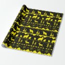 Search for yellow and black wrapping paper Winter