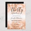 Search for thirty and fabulous invitations Glitter