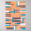 Search for teal and brown posters Vintage