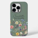 Search for wildflowers iphone cases Sage green