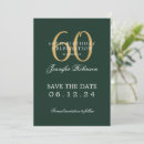 Search for green 60th birthday invitations Gold