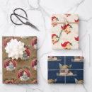 Search for special santa wrapping paper Vintage