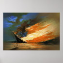 Search for ship sinking art Vintage