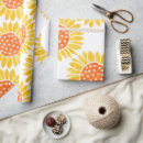 Search for orange sunflower gift wrap Sunflowers