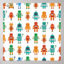 Search for robot pattern posters Cartoon