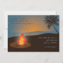 Search for bonfire on the beach invitations Party