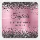 Search for pink black birthday stickers Sparkle