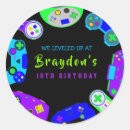 Search for gamers birthday stickers Kids