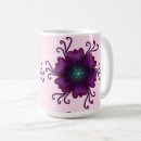 Search for magenta flowers mugs Modern floral