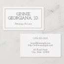 Search for attorney at law business cards Clean