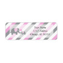 Search for pink elephant return address labels Sweet