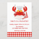 Search for red crab invitations Picnic