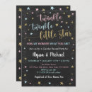 Search for gold gender reveal invitations Boy girl