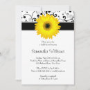 Search for yellow gerbera daisy invitations Modern
