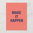 Search for happening postcards Typography
