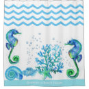 Search for nautical shower curtains Teal