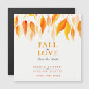 Search for fall leaves save the dates Autumn