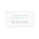 Search for couples return address labels Calligraphy