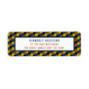 Search for art birthday party return address labels Geometric