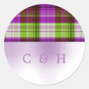 Search for tartan wedding stickers Modern