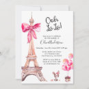Search for eiffel tower birthday invitations French