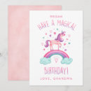 Search for rainbow unicorn birthday cards Whimsical
