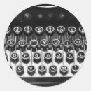 Search for black typewriter stickers Vintage