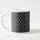 Search for silver and white mugs Black
