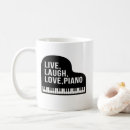 Search for live laugh love mugs Black and white