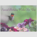 Search for hummingbird tissue paper Flowers