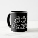 Search for black and white skull mugs Modern