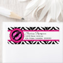Search for lipstick kiss return address labels Pink
