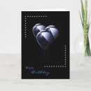 Search for football fan birthday cards Black